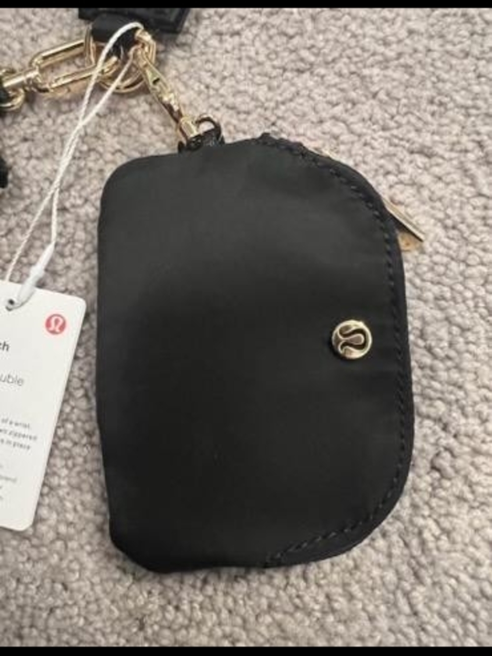 lululemon athletica Dual Pouch Wristlet Wallet Coin Purse Keychain - Picture 4 of 5